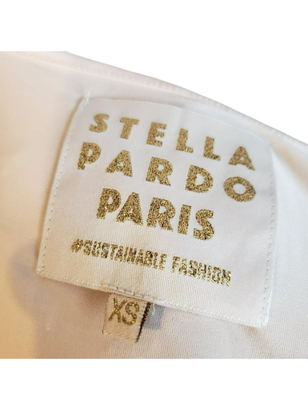 Stella Pardo Paris $550 Crochet Knit Sweater Dress Coquette 90s Cottage Core - Picture 6 of 15